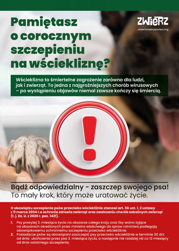 szczepienia przeciwko wściekliźnie