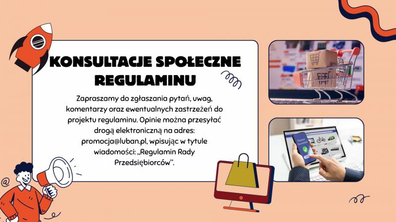 konsultacje społeczne regulaminu Rady Przedsiębiorców
